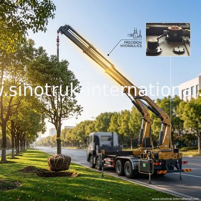 Chargeur de côté de conteneur de SINOTRUK fonctionnant avec le châssis de camion de cargaison de HOWO 8X4