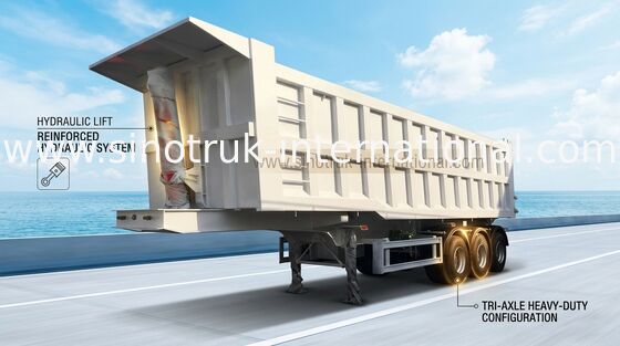 Metal la remorque de la coutume 60T semi, chargeur semi bas pour la grande capacité de chargement