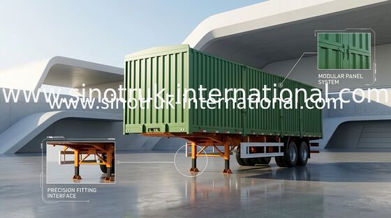 De rendement élevé de stockage d'enjeu divers flexible de camion de remorque semi