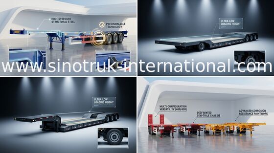 De SIONTRUK de transport semi de remorque camion INTERNATIONAL de tracteur semi