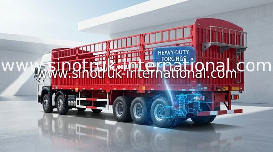 D'acier au carbone camion semi et grande remorque 28T JOST de camion de remorque