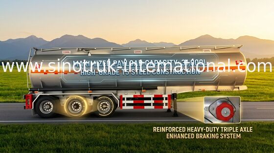 60 remorques semi à plat d'axes du camion 3 de réservoir de stockage de pétrole de CBM pour le transport de mazout