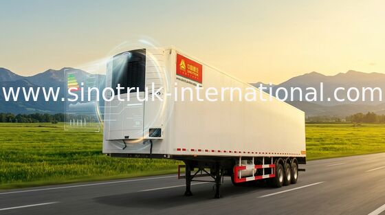 SINOTRUK a frigorifié semi le camion de remorque 20/40 pieds de conteneur 30 - 60 tonnes