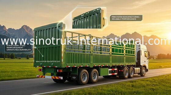 De lit plat axes du camion de remorque semi 3 30-60Tons 13m pour le récipient de chargement