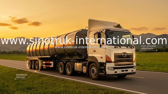 De SINOTRUK HOWO d'huile camion de remorque semi, camion de réservoir diesel avec la remorque