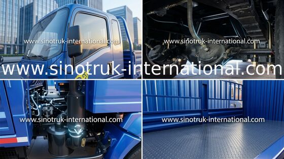 International professionnel économie d'énergie de véhicule de poids léger de camion de 5 tonnes