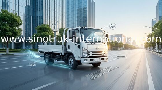 Camions de faible puissance professionnels de SINOTRUK HOWO à faible bruit pour l'entreprise de construction