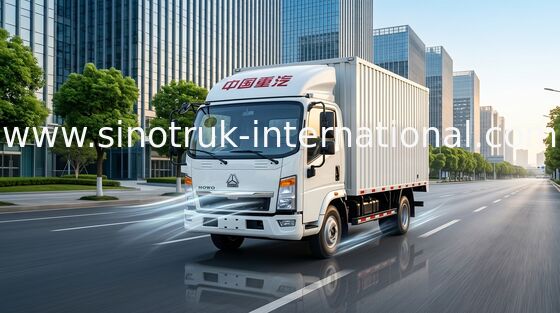 Camion de faible puissance à faible bruit LHD 4X2 116HP ZZ1087D3614C180 de boîte de la livraison