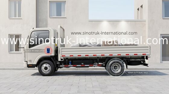 Camions de faible puissance SINOTRUK HOWO de LHD 5 tonnes pour la logistique ZZ1047D3815C145