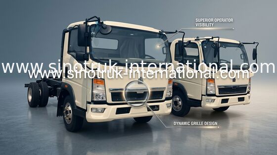 12 tonnes de HOWO de camions de faible puissance de message publicitaire de la couleur 116HP d'entraînement blanc du moteur 4×2