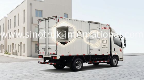 Camions commerciaux de faible puissance/livraison camion de boîte de 17 pieds avec la basse consommation de carburant
