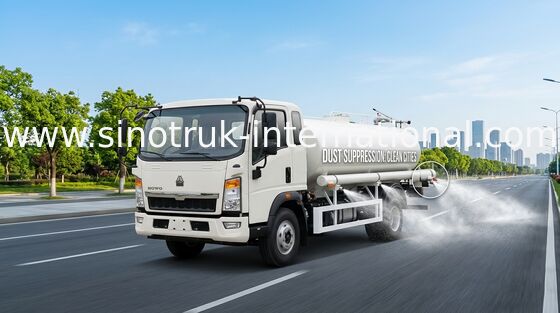 Euro IV ZZ1107G381CD1 de camion de réservoir d'eau de HOWO SINOTRUK