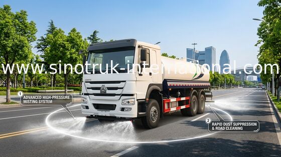 Camions-citernes aspirateurs de l'eau potable 19CBM pour la route rinçant, l'eau transportant des camions