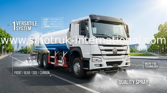 Arrosez arroser le camion de réservoir SINOTRUK HOWO LHD 6X4 18CBM pour la pulvérisation de pesticide