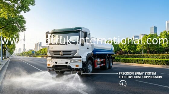 Aménagez l'eau en parc d'ingénierie arrosant le camion de réservoir SINOTRUK 25CBM ZZ1251M4441W