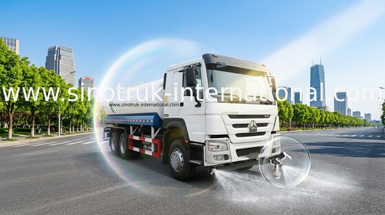 Camions de réservoir d'eau de SINOTRUK HOWO 6x4 LHD 371HP 18CBM