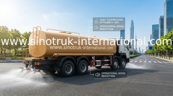Camion de l'eau internationale 25-35CBM 8X4 pour l'aménagement de transport de l'eau