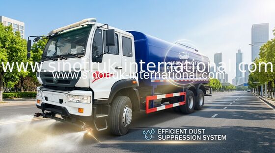 Aménagez le camion en parc SINOTRUK 16CBM ZZ1251M4441W de jet d'eau d'ingénierie