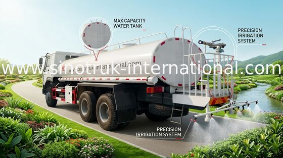 Camion de réservoir d'eau de la haute performance 18CBM pour la lutte contre l'incendie de secours