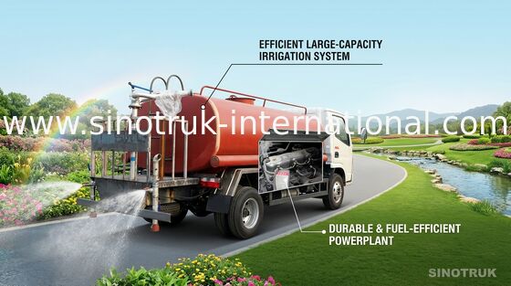 Camion de réservoir d'eau de ZZ1127G4215C1 SINOTRUK HOWO pour le rinçage de route