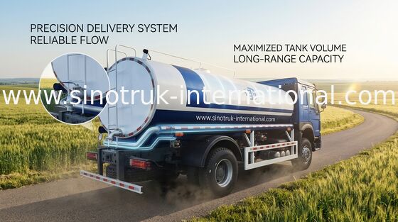 HOWO SINOTRUK Camion réservoir d'eau 300 ch Camion de transport de réservoir