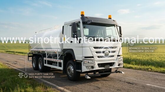 Camion-citerne à empattement de 4650 1350mm avec essieu avant VGD95 : performances et capacité