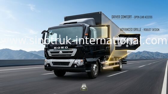 Semi-trailer Cargo Van Truck SINOTRUK HOWO 16-20 tonnes de 4X2 LHD 290HP