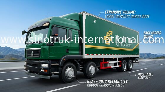SINOTRUK HOWO Cargo Van tonnes d'euro de 6x2 de Truck 30 - 40 2 336HP pour l'industrie de logistique