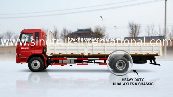 Remorque 6X2 Euro2 290HP de camion de cargaison avec l'ajustement automatique de dégagement
