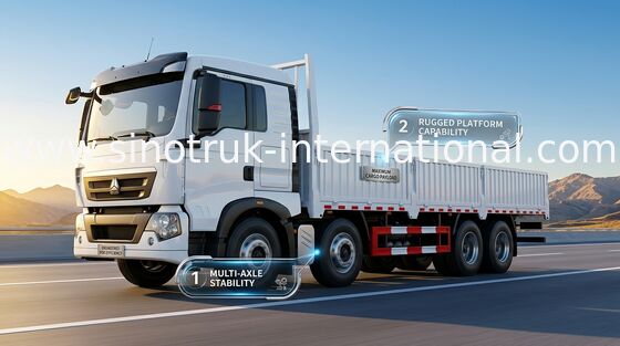 Camion de cargaison de SINOTRUK HOWO 25 tonnes de 6X2 LHD Euro2 290HP pour la logistique ZZ1257M56C7C1A