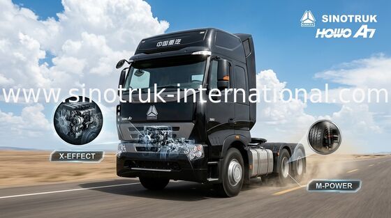 Le chef de tracteur de la remorque 6×4 troque 60-70 tonnes de grande capacité de chargement, IFA