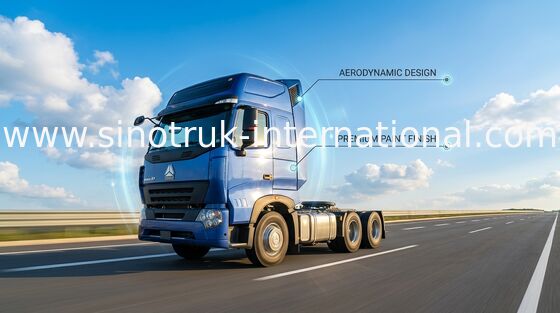 Tête de camion de tracteur de remorque de SINOTRUK HOWO semi avec le climatiseur 60-70 tonnes