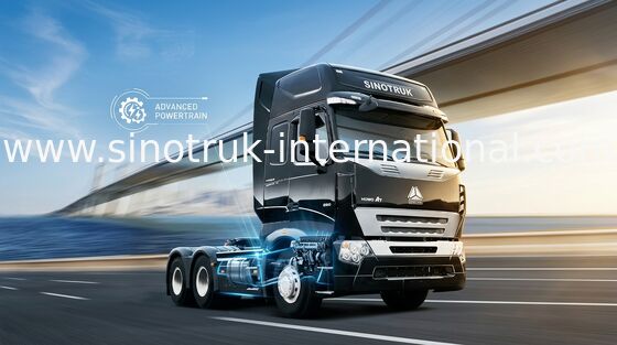 Camion de tracteur d'A7 RHD 6X4 Euro2 336HP, tête internationale ZZ4257N3247N1B de tracteur