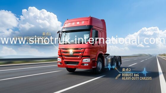 Camion SINOTRUK HOWO LHD 6X4 Euro2 380HP ZZ4257S3241W de tracteur