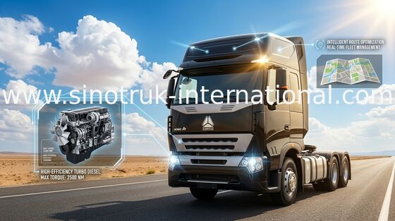 camion à benne basculante de tracteur de 6X4 Euro2 380HP SINOTRUK HOWO A7 LHD ZZ4257N3247N1B