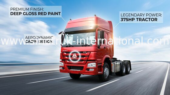 Le camion SINOTRUK HOWO LHD 6X4 Euro2 336HP deux de tracteur amarrent ZZ4257N3241V à quai