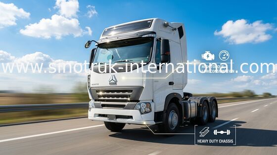 Remorque principale LHD 6X4 Euro2 336HP de camion avec deux la couchette ZZ4257N3247N1B