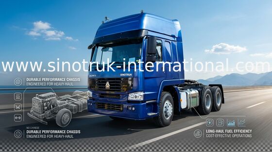 Camion LHD 6X4 Euro2 371HP ZZ4257S3241W de tracteur de SINOTRUK HOWO