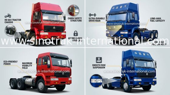 Prince d'or LHD 6X4 Euro2 290HP ZZ4251M3241W du camion SINOTRUK de tracteur