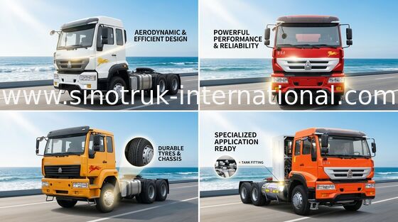 Prince d'or 6X4 Euro2 336HP 25Tons ZZ4251N3241W du camion SINOTRUK de tracteur