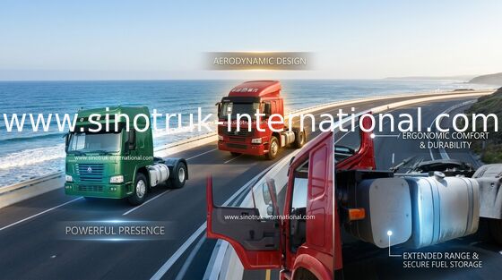 Camion SINOTRUK HOWO RHD 4X2 Euro2 336HP ZZ4187N3511W de tracteur