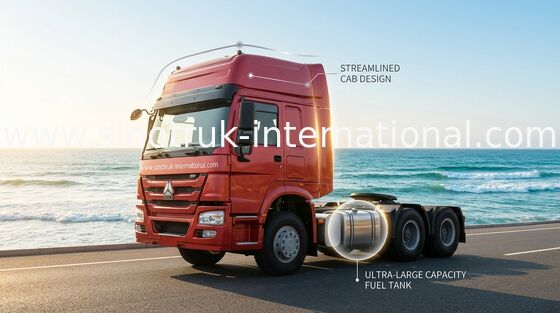 Camion SINOTRUK HOWO LHD 4X2 Euro2 371HP ZZ4187S3511W de tracteur