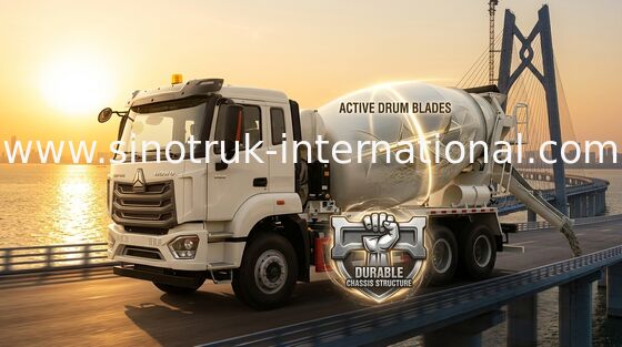 Nouveau camion Howo pour le mélangeur de béton 16CBM 8 X 4 Euro 2 400HP Construction