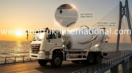 Camion commercial de mélangeur concret, remorque Euro2 336HP 6X4 LHD de mélangeur concret