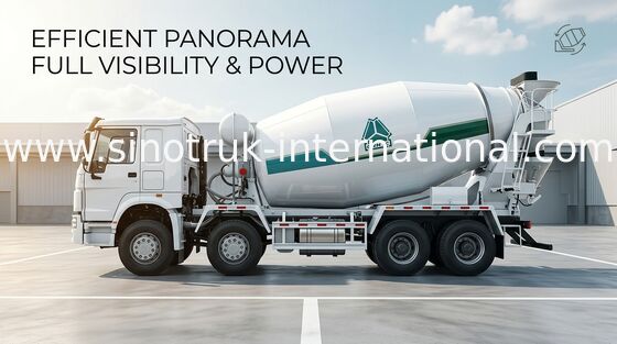 Camion 14CBM 371HP 8X4 LHD ZZ5317GJBN3261W de mélangeur concret de SINOTRUK HOWO