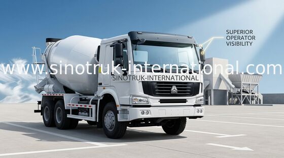 Camion SINOTRUK HOWO 12CBM 336HP 6X4 LHD ZZ1257N4048W de mélangeur concret