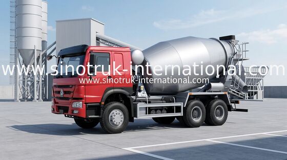 Camion de mélangeur concret de SINOTRUK HOWO 10 CBM pour le transport concret