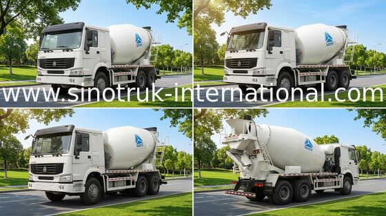 Camion SINOTRUK HOWO 12CBM 336HP 6X4 RHD ZZ5257GJBN4048W de mélangeur concret