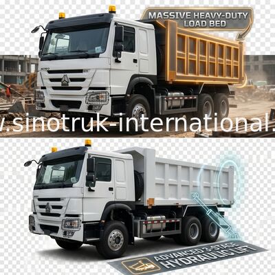 Camion benne basculante 10 roues 371CV 6x4 Moteur Euro2