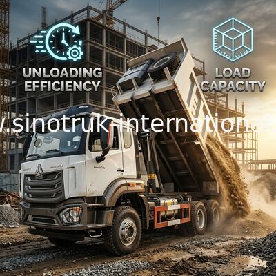 HOWO NX 371HP 6*4 20m3 Centre-ascenseur déchargeur de haute puissance avec un corps de charge moyen-ascenseur efficace